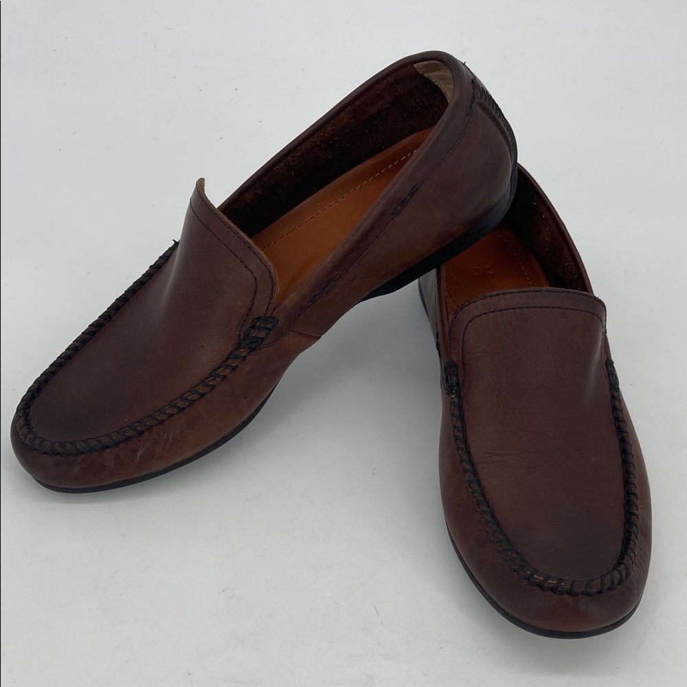 Frye Lewis Venetian Leather Loafers Men Size 9.5
